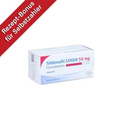 Sildenafil Stada 50 mg Filmtabletten 24 stk von STADAPHARM GmbH PZN 10142853