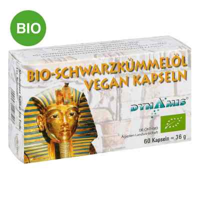 Dynamis Ägyptisches Schwarzkümmelöl Bio vegan Kapseln 60 stk von Dynamis Gesundheitsprod.Vertr.GmbH PZN 11017506
