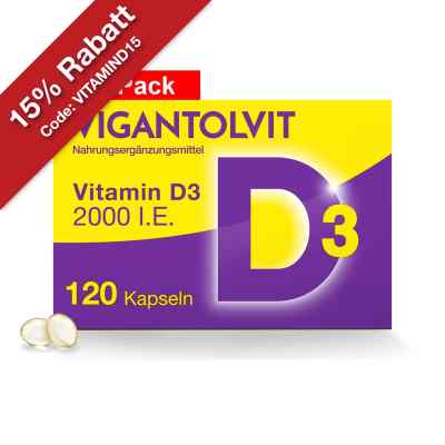 Vigantolvit 2000 i.E. Vitamin D3 Weichkapseln