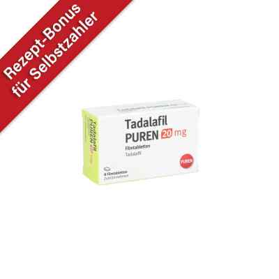 Tadalafil Puren 20 mg Filmtabletten 8 stk von PUREN Pharma GmbH & Co. KG PZN 12501865