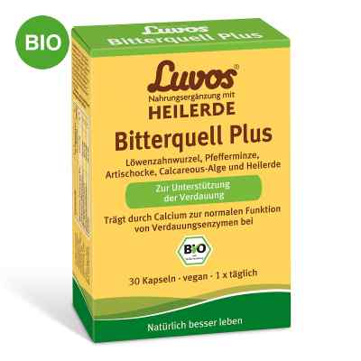Luvos Heilerde Bio Bitterquell Plus Kapseln 30 stk von Heilerde-Gesellschaft Luvos Just GmbH & Co. KG PZN 13723160