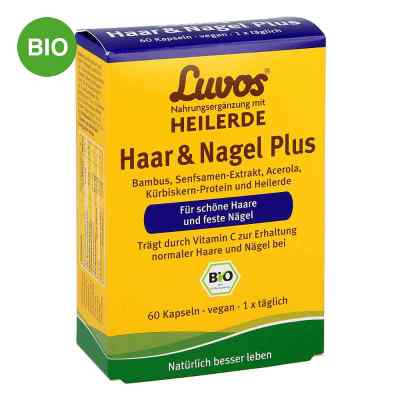 Luvos Heilerde Bio Haar & Nagel Plus Kapseln 60 stk von Heilerde-Gesellschaft Luvos Just GmbH & Co. KG PZN 13780809
