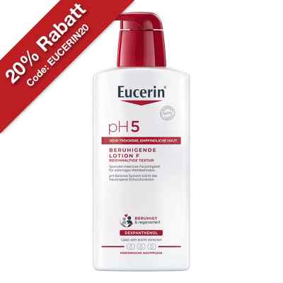 Eucerin pH5 Lotion F mit Pumpe empfindliche Haut 400 ml von Beiersdorf AG Eucerin PZN 13889179