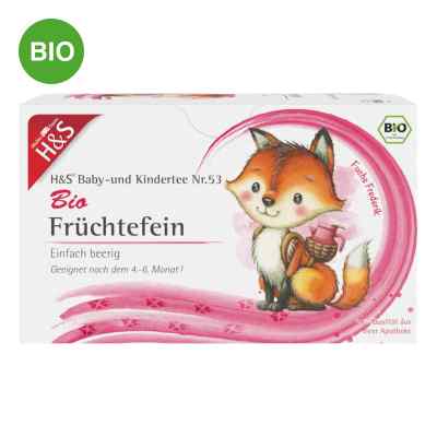 H&s Bio Baby- und Kindertee Früchtefein Filterbeutel 20X2.5 g von H&S Tee - Gesellschaft mbH & Co. PZN 14264234