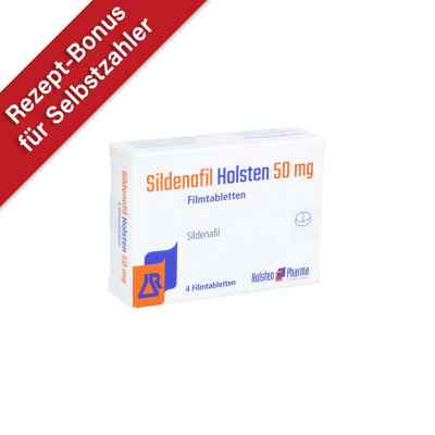 Sildenafil Holsten 50 mg Filmtabletten 4 stk von Holsten Pharma GmbH PZN 14265825