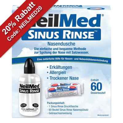 Neilmed® Sinus Rinse Nasendusche + 60 Dosierbeutel Nasenspülsalz