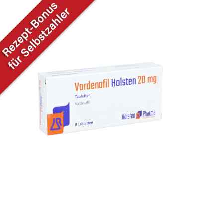 Vardenafil Holsten 20 mg Tabletten 8 stk von Holsten Pharma GmbH PZN 15319003
