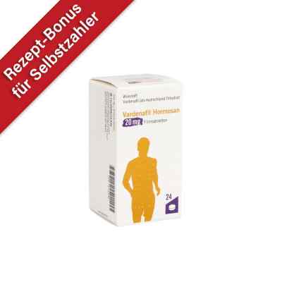 Vardenafil Hormosan 20 mg Filmtabletten 24 stk von HORMOSAN Pharma GmbH PZN 16120568