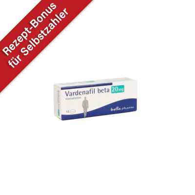 Vardenafil beta 20 mg Filmtabletten 12 stk von betapharm Arzneimittel GmbH PZN 16358608