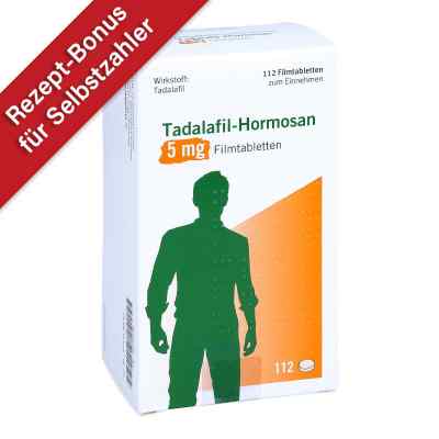 Tadalafil-hormosan 5 Mg Filmtabletten 112 stk von HORMOSAN Pharma GmbH PZN 16834090