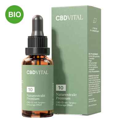 CBD Öl 10% Naturextrakt Premium CBD VITAL 30 ml von Vitrasan GmbH PZN 16892294