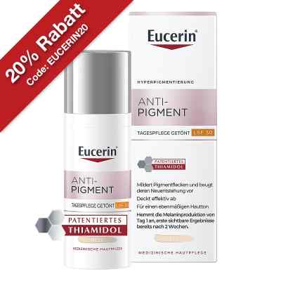 Eucerin Anti-Pigment Tag Getönt Hell LSF 30 50 ml von Beiersdorf AG Eucerin PZN 17510739