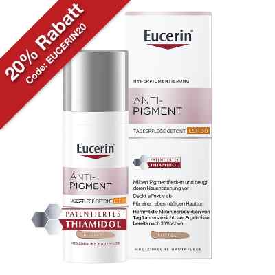 Eucerin Anti-Pigment Tag Getönt Mittel LSF 30 50 ml von Beiersdorf AG Eucerin PZN 17510751