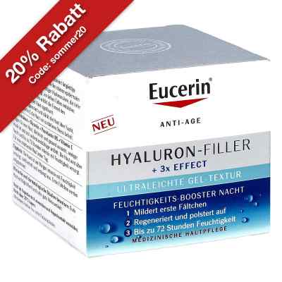 Eucerin Anti-Age Hyaluron-Filler Feuchtigkeits-Booster Nacht 50 ml von Beiersdorf AG Eucerin PZN 17844015