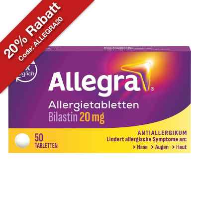 Allegra - schnell bei Heuschnupfen & ganzjährigen Allergien 