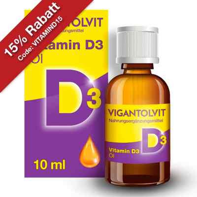 Vigantolvit Vitamin D3 Öl - 500 I.E. pro Tropfen 10 ml von WICK Pharma - Zweigniederlassung der Procter & Gam PZN 18192939