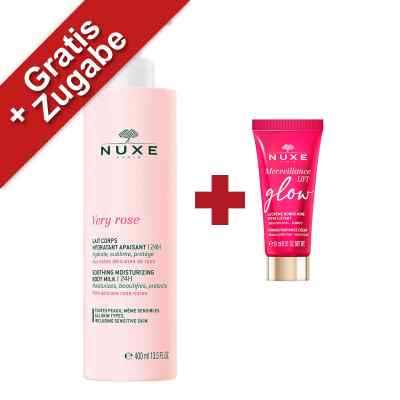 Nuxe Very Rose Körpermilch 400 ml von NUXE GmbH PZN 18809127