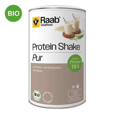 Raab Vitalfood Protein Shake Pur Bio Pulver 500 g von Raab Vitalfood GmbH PZN 19305498