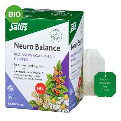 Neuro Balance Bio Ashwagandha+Hopfen Tee Salus 15 stk von SALUS Pharma GmbH PZN 19375300