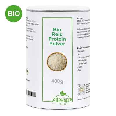 Bio Reisprotein Pulver Allpharm 400 g von ALLPHARM Vertriebs GmbH PZN 19510175
