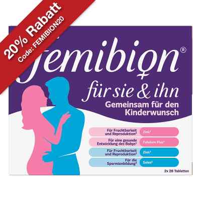 Femibion für Sie & Ihn Tabletten 2X28 stk von WICK Pharma - Zweigniederlassung der Procter & Gam PZN 19669131
