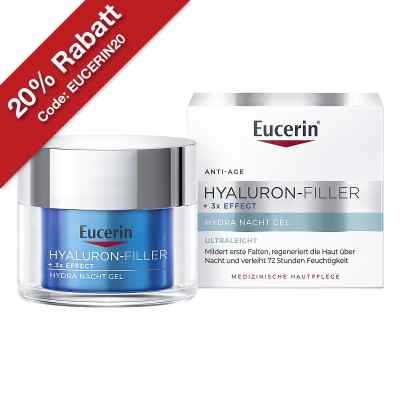 Eucerin Anti-Age Hyaluron-Filler Hydra Nacht Gel 50 ml von Beiersdorf AG Eucerin PZN 19723959