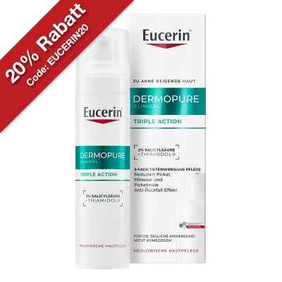 Eucerin Dermopure Clinical Triple Action Creme 40 ml von Beiersdorf AG Eucerin PZN 19729838