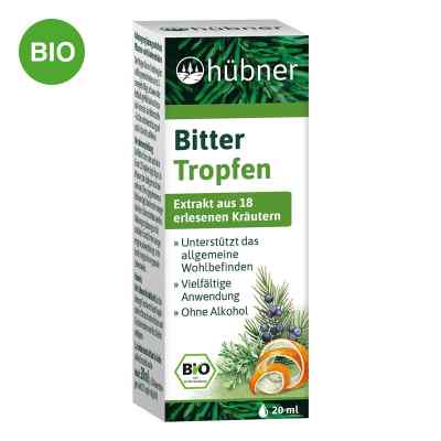 Hübner Bitter Tropfen Bio Fr-bio-01 Tropfen 20 ml von Anton Hübner GmbH & Co. KG PZN 20038482