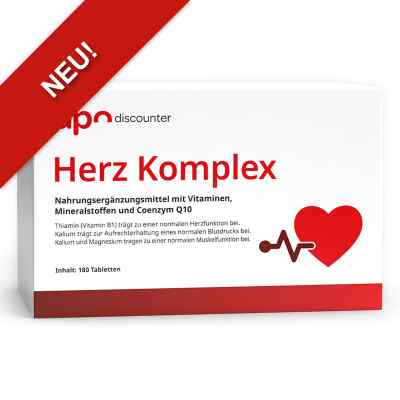 Herz Komplex Tabletten von apodiscounter  180 stk von apo.com Group GmbH PZN 20112942