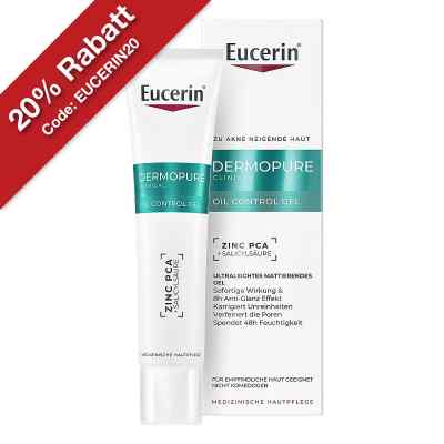 Eucerin Dermopure Clinical Oil Control Gel 40 ml von Beiersdorf AG Eucerin PZN 20286458