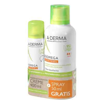 A-Derma Exomega Control Creme+Spray Promo-Kit 1 stk von PIERRE FABRE DERMO KOSMETIK GmbH PZN 18070923