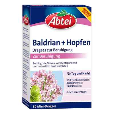 Abtei Baldrian+hopfen Dragees zur Beruhigung 80 stk von Perrigo Deutschland GmbH PZN 12453646