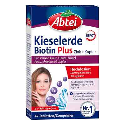 Abtei Kieselerde Biotin Plus Tabletten 42 stk von Perrigo Deutschland GmbH PZN 19463211
