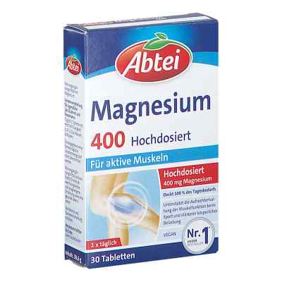Abtei Magnesium 400 Hochdosiert Tabletten 30 stk von Perrigo Deutschland GmbH PZN 17944142