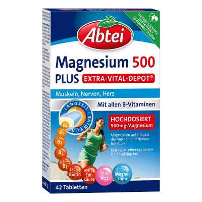 Abtei Magnesium 500 Plus Vital Depot 42 stk von Perrigo Deutschland GmbH PZN 19623465