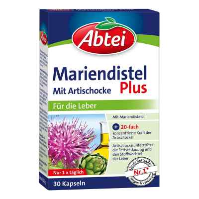 Abtei Mariendistel Plus Kapseln 30 stk von Omega Pharma Deutschland GmbH PZN 17944053