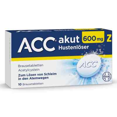 ACC® akut 600 Z Hustenlöser Brausetabletten 10 stk von Hexal AG PZN 03294717