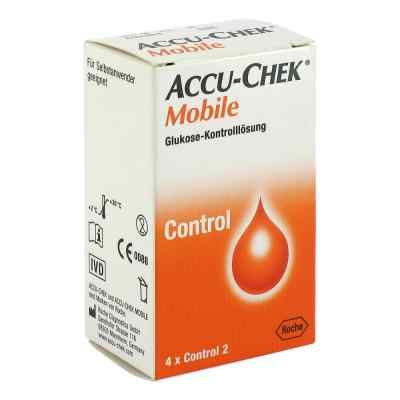 Accu Chek Mobile Kontroll Lösung 4 Einmalapplikat. 1X4 stk von Roche Diabetes Care Deutschland  PZN 07306914