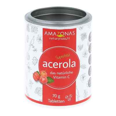 Acerola Vitamin C ohne Zuckersusatz Lutschtabletten 70 g von AMAZONAS Naturprodukte Handels G PZN 16151563