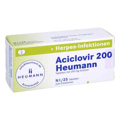 Aciclovir 200 Heumann 25 stk von HEUMANN PHARMA GmbH & Co. Generi PZN 06977871