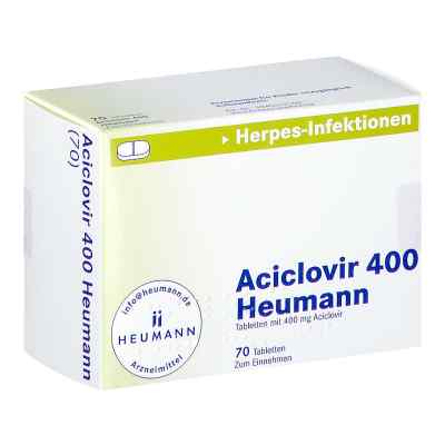 Aciclovir 400 Heumann 70 stk von HEUMANN PHARMA GmbH & Co. Generi PZN 06977919