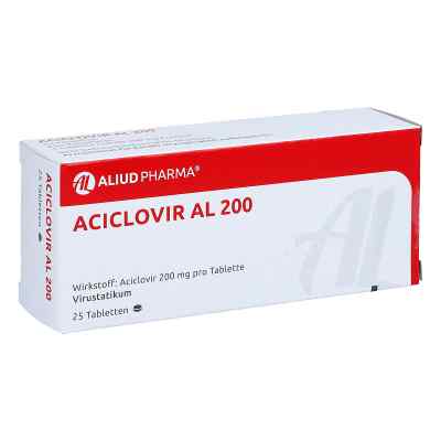 Aciclovir AL 200 25 stk von ALIUD Pharma GmbH PZN 07342270