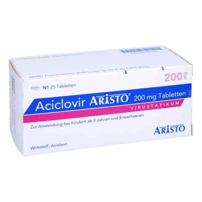 Aciclovir Aristo 200 mg Tabletten 25 stk von Aristo Pharma GmbH PZN 06434248