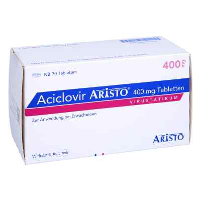 Aciclovir Aristo 400mg 70 stk von Aristo Pharma GmbH PZN 06434260