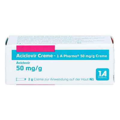 Aciclovir Creme-1A Pharma 2 g von 1 A Pharma GmbH PZN 00870439