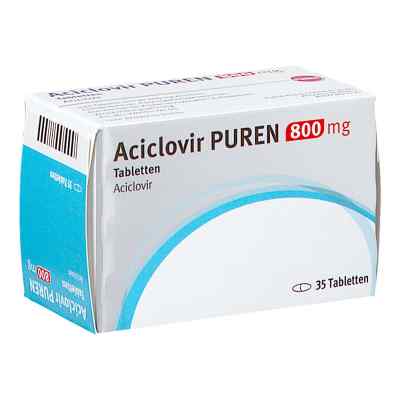 Aciclovir Puren 800mg Tab 35 stk von PUREN Pharma GmbH & Co. KG PZN 16577486