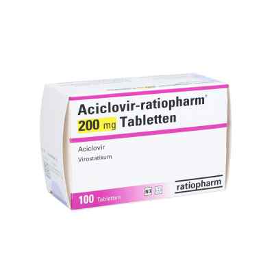Aciclovir-ratiopharm 200mg 100 stk von ratiopharm GmbH PZN 09091317
