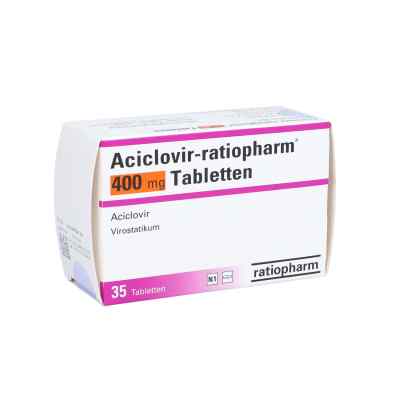 Aciclovir-ratiopharm 400mg 35 stk von ratiopharm GmbH PZN 09091323
