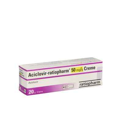 Aciclovir-ratiopharm 50mg/g (verschreibungspflichtig) 20 g von ratiopharm GmbH PZN 04899919