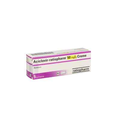Aciclovir-ratiopharm 50mg/g (verschreibungspflichtig) 5 g von ratiopharm GmbH PZN 04899902